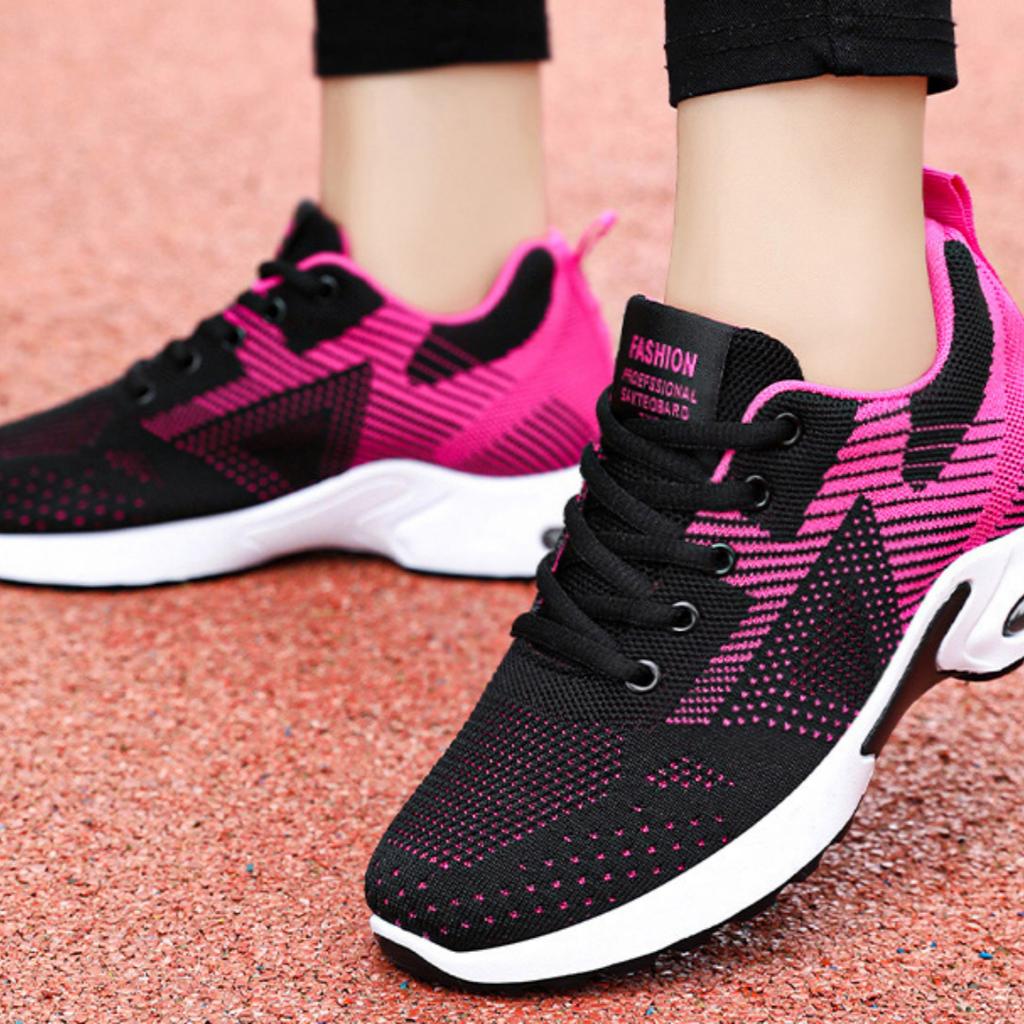 Fashion Sports shoes Women's new women's shoes summer large size casual comfortable breathable lace-up sports running shoes