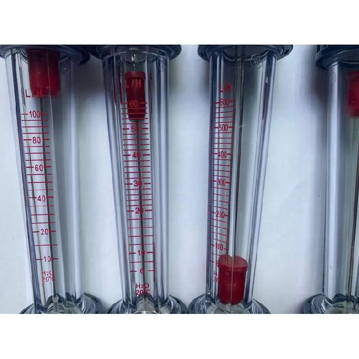 BSPP / G Connector LZS-15 Plastic Tube Liquid Rotameter Flow Measuring Instruments DN15 Water Testing Meter Tube 202mm