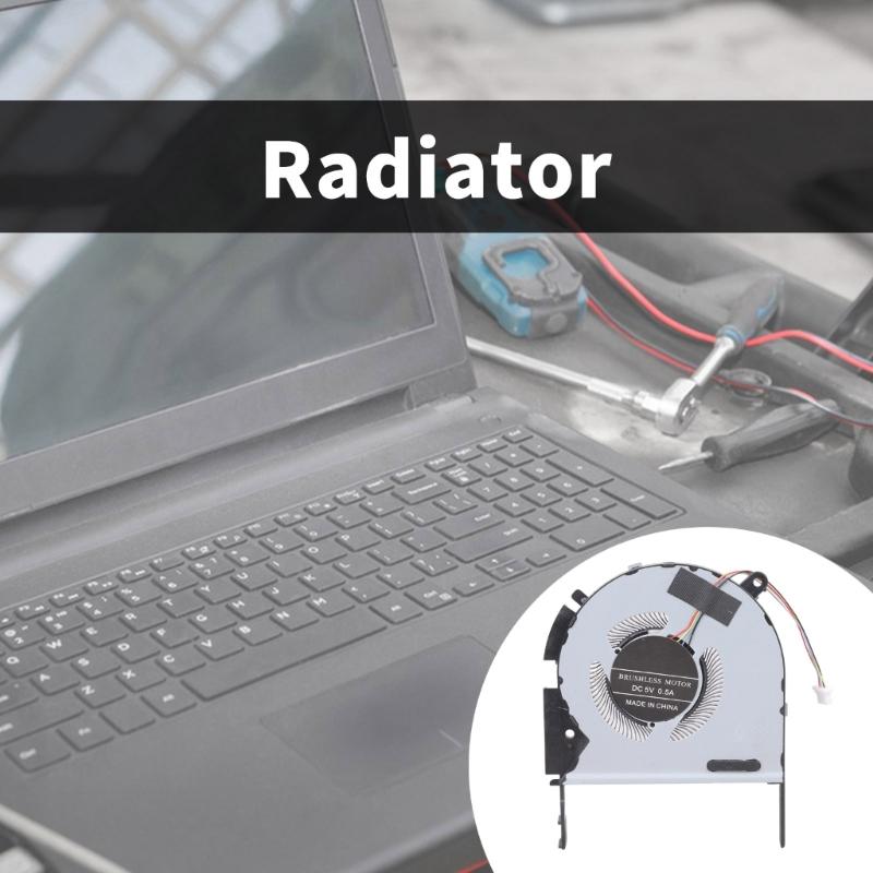 Laptop CPU Cooling Fan Stable Operating Easy Installation Low Noise Metal Heat Sink For M7600 N7600 M6500