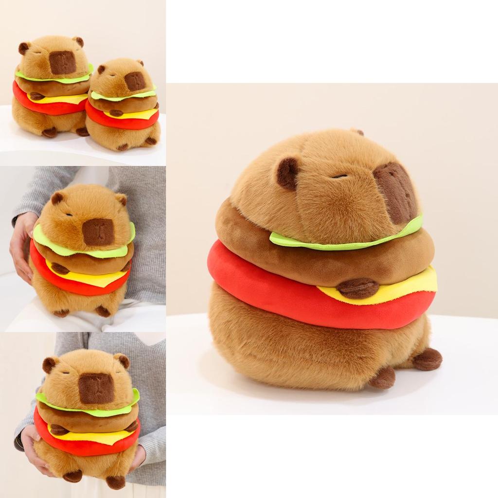 Capybara Plush Toy Stuffed Animal Pillow Soft Short Plush Gift For Girls