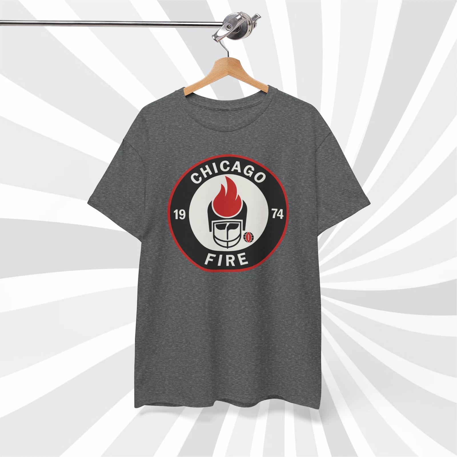 

Chicago Fire 1974 WFL Vintage Football Circle T shirt 2XL