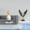 Pineapple Winged Resin Sculpture Decorative Feng Shui Ornament for Bedroom Bookshelf Tabletop And