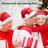 Christmas Plush Hat Santa Novelty Hat Kids Christmas Clothing Accessory Dress-Up Decor Prop For Santa Claus Gift Party Supplies