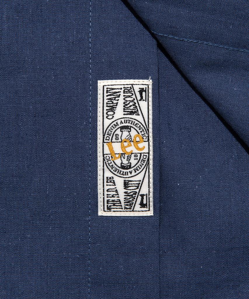LEE Loco Pocket Linen Shirt Blue