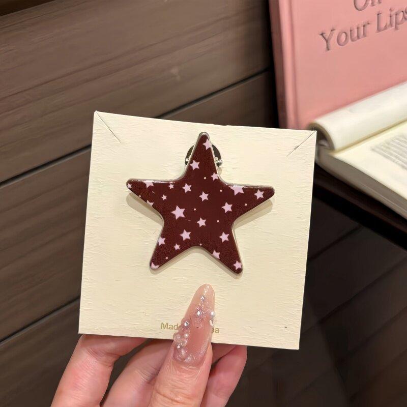 Stylish Sweet Star Hair Clips Decorative Hairpins for Women Girls Perfect for Bangs Holding Wedding Bridesmaid Accessory