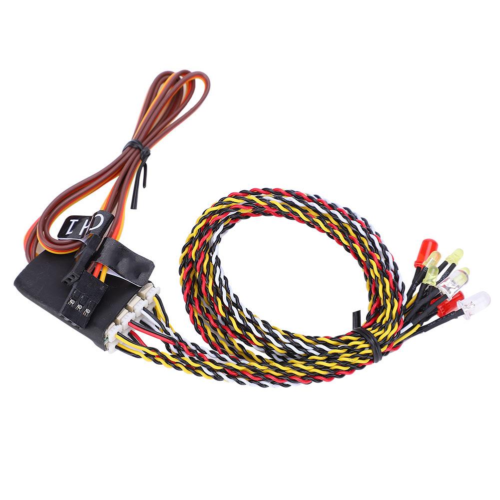

Universal 8LED Light Kit Model Accessory for SCX10TRX4D90 110 18 RC Crawler Car