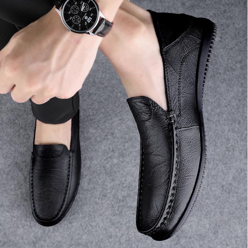 Fashion Summer Breathable Men's Loafers Fashion Casual Male Flats Classic Slip On Men shoes Light Comfy Business Mens Driving Mocassins