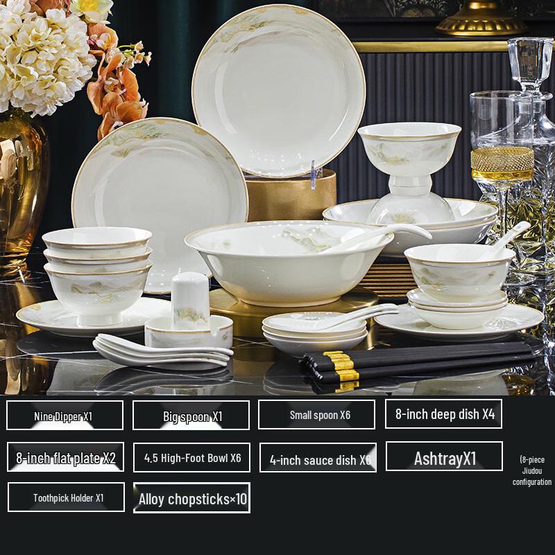 Jingdezhen Bone China Dinnerware Set