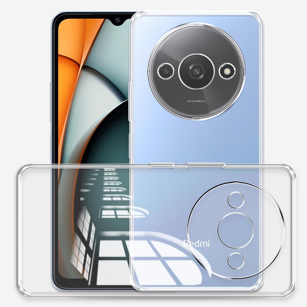 For Redmi A3 Case Back Cover Clear Silicone Soft Protect Phone Cases For Redmi A3 4G Shockproof Coque For Xiaomi Redmi A3 Fundas