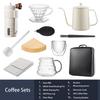 10-Piece Pour Over Coffee Set with Digital Scale, V60 Dripper, Coffee Server and Filter Paper
