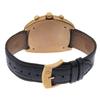 Used [BULOVA] Bulova Curve Chronograph 98A156 Gold Plated x Leather Quartz Chronograph Men's Black Dial Watch