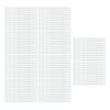 100Pcs Spiral Binding Coil 170 Sheet Capacity Spine Comb 19mm Diameter 48 Teeth 4:1 Pitch Set Kit for