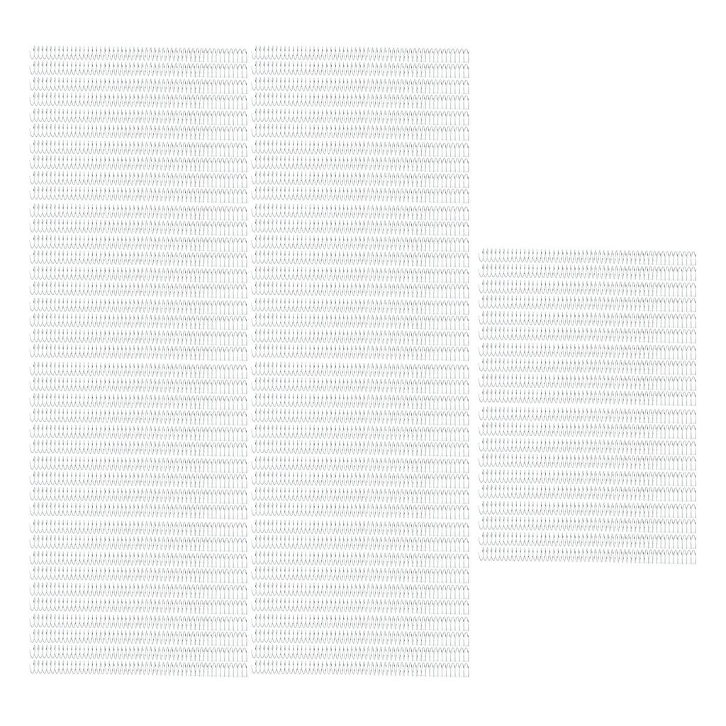 100Pcs Spiral Binding Coil 170 Sheet Capacity Spine Comb 19mm Diameter 48 Teeth 4:1 Pitch Set Kit for