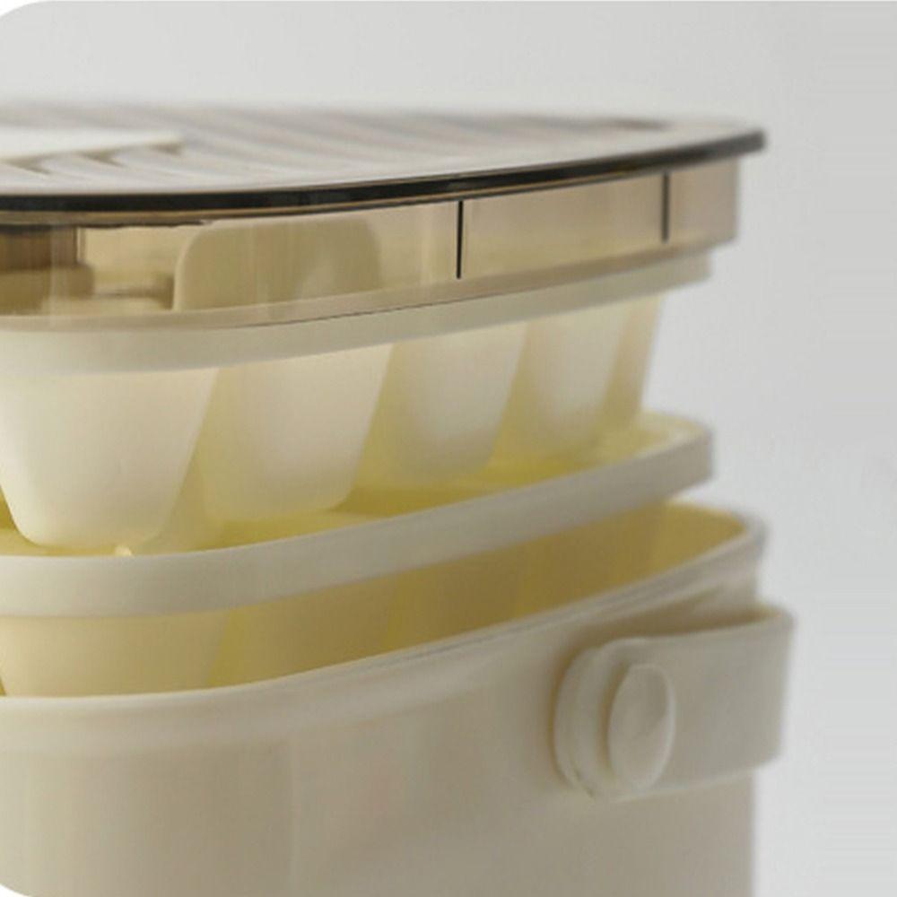 Handheld Ice Making Box Press Type Ice Storage Easy Clean Ice Cube Mold  Household