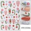Nail Art Stickers Ins Red Lip Cherry Strawberry Y2K Sweet Cool Style Bow Digital Adhesive Nail Stickers