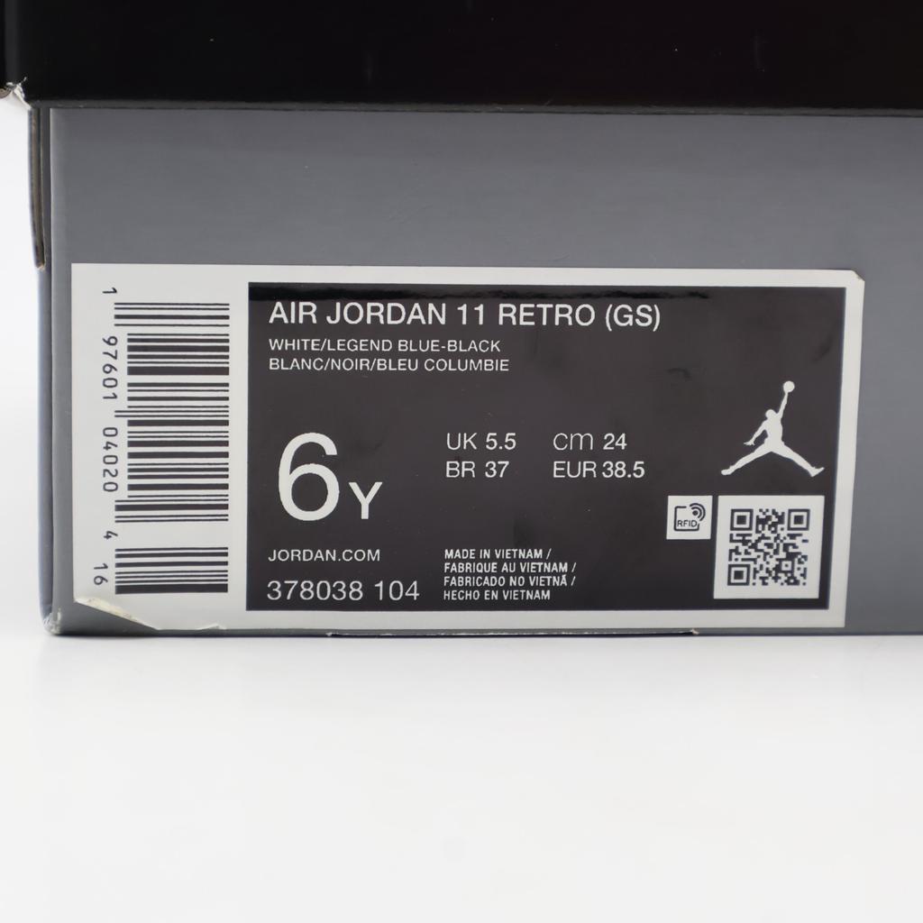 378038-104 Nike GS Air Jordan 11 Retro Legend Blue