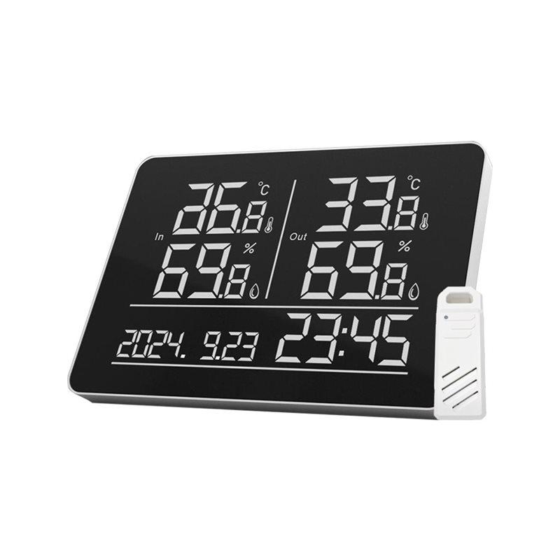CYCLI-Wall-Mounted Thermometer And Hygrometer Temperature And Humidity For Indoor/Outdoo