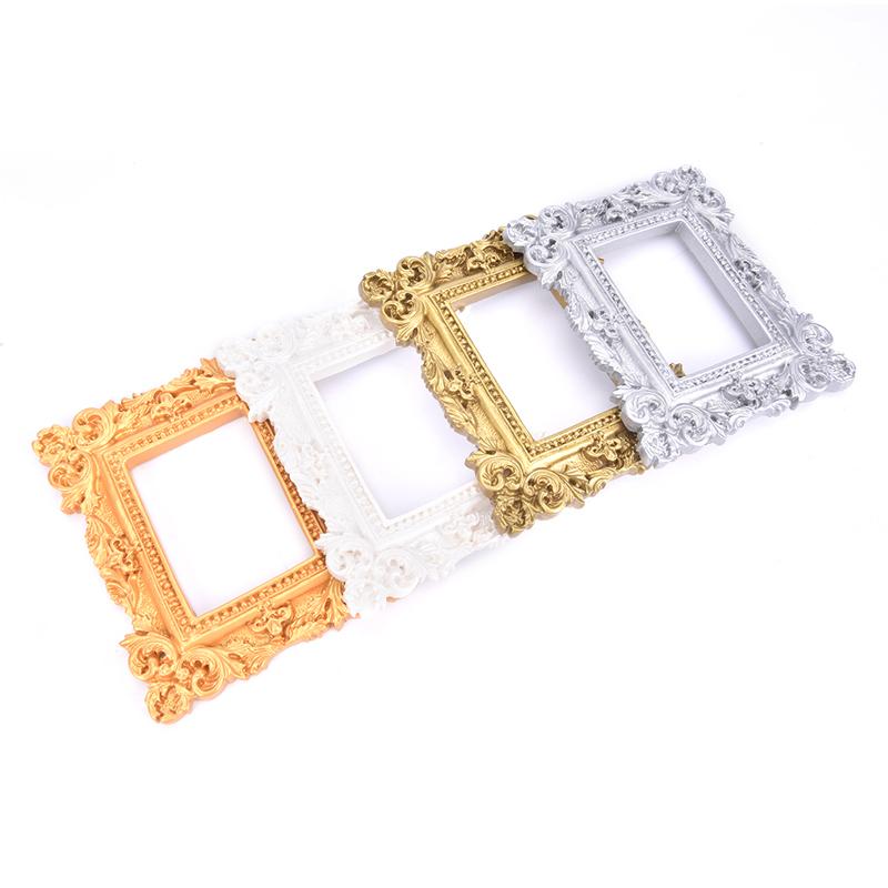 Projekt wyświetlacza sztuki paznokci Retro metalowa nieregularna ramka na zdjęcia narzędzie do pokazywania paznokci