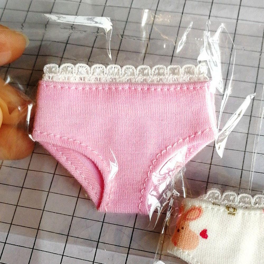 DIY Spitze Baumwolle Unterwäsche Niedliche Puppenkleidung Accessoires Slips Unterwäsche 1/3 BJD Puppe/60cm Puppe