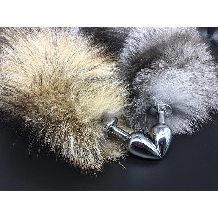 Plug anal separabil coada de vulpe reală cosplay plug anal coada sexuală produse pentru adulți jucării sexuale anale pentru femei cupluri bărbați sexy