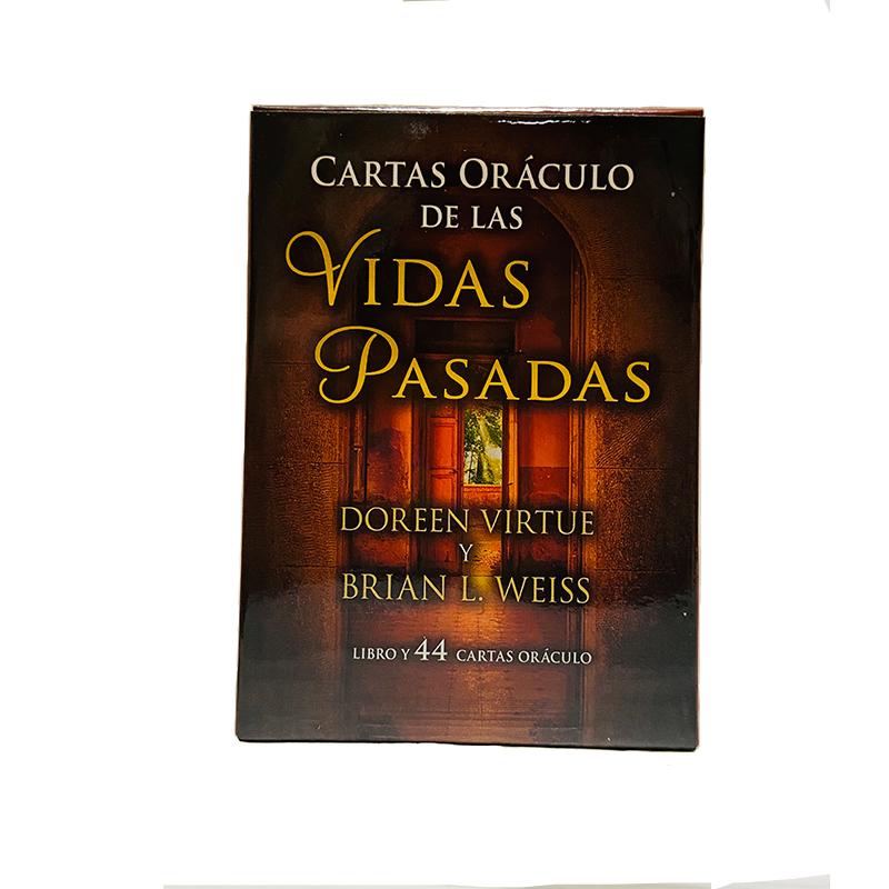 Past Life Oracle Cards 44pcs Spanish Edition Board Games Oracle Deck