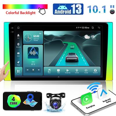 10.1" Uniwersalny Ekran Android Bezprzewodowy Carplay Odtwarzacz Wideo Samochodowy DVD Uniwersalna Jednostka Główna GPS Carplay 5G Wifi BT5.4