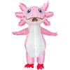 Buntes aufblasbares Einhornkostüm für Eltern-Kind-Cosplay und Halloween-Partys