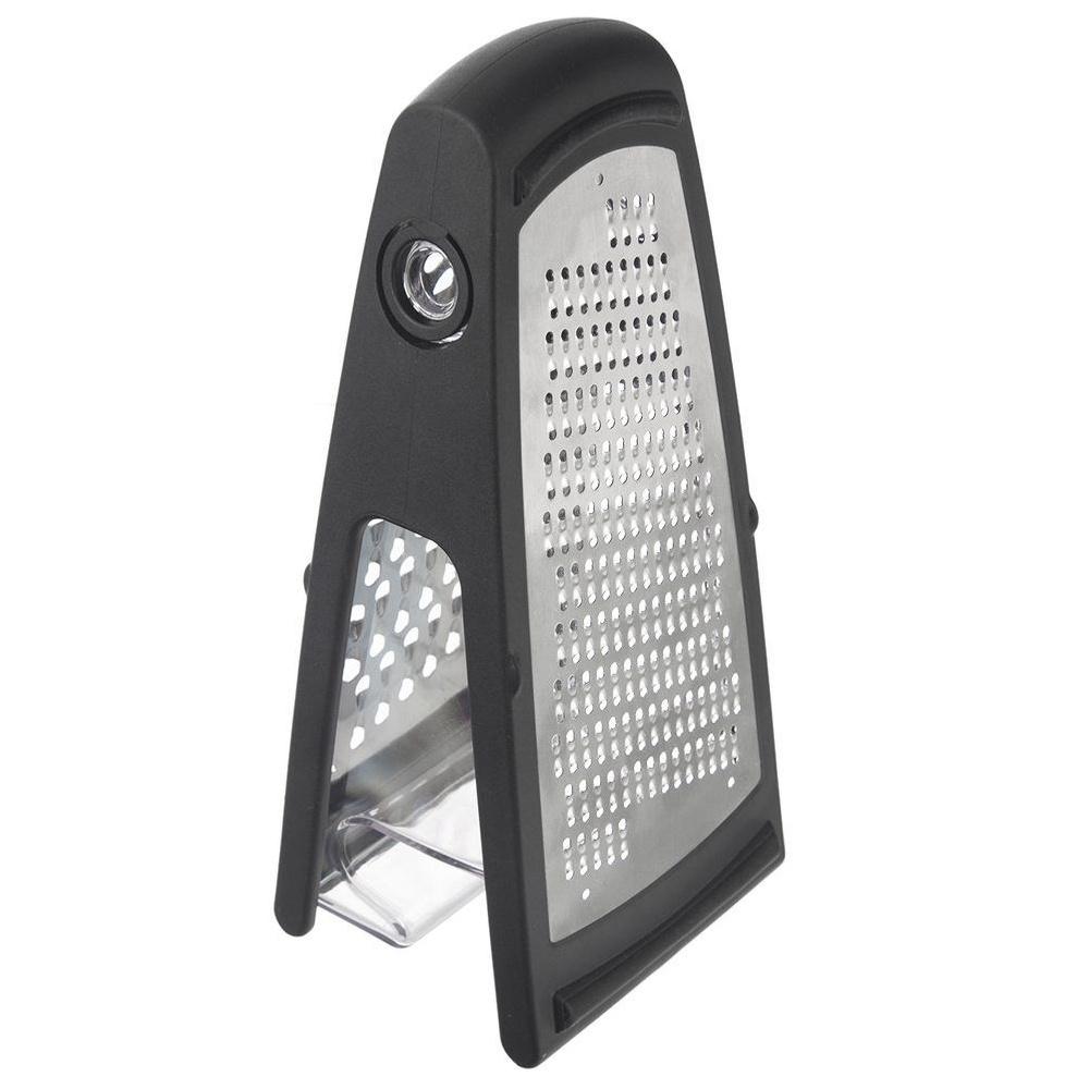 Steel kitchen grater with 24 cm container
