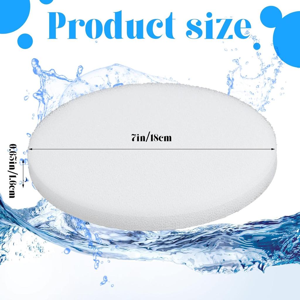 Pangda 30 Pcs Water Polishing Filter Pads Compatible with Fluval Fx4, Fx5, Fx6 Aquarium Filter