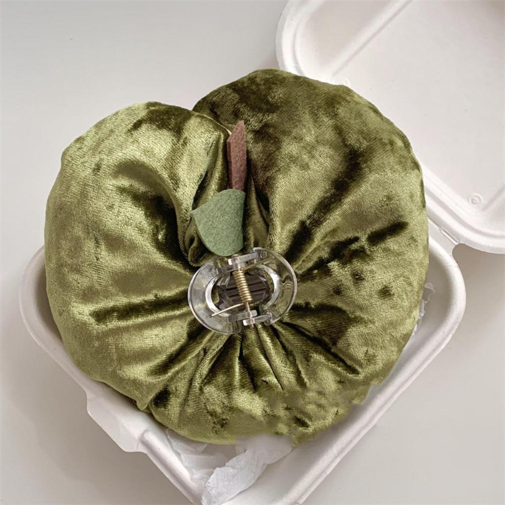 Creative Velvet Duckbill Clip Cute Necklace Hair Accessories Christmas Eve Hair Claw  Girls