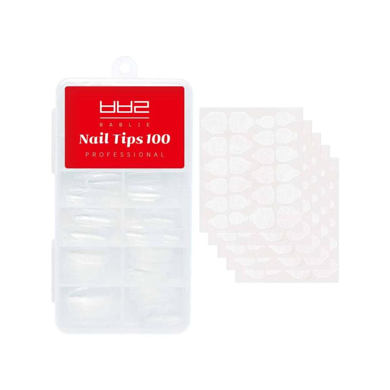Babli Nail Extension Set (Round + Double-Sided Tape) B11004