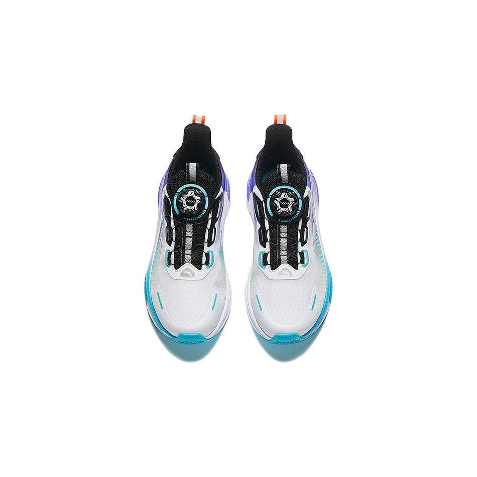 Anta Lingfeng Durable Low-Top Kids Running Shoes Kids sneaker White Black Blue 312335530-2