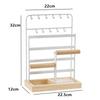 Necklace Holder Stand Jewelry Display Rack Multi-tier Jewelry Rack Capacity Display Stand for Earrings Rings for Showcase