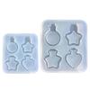 Resin Shaker Mold Quicksand Resin Casting Epoxy Silicone Mold for DIY Keychain