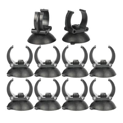 10PCS Aquarium Heater Suction Cups with Clips, Heating Tube Holders Clamps for Fish Tank