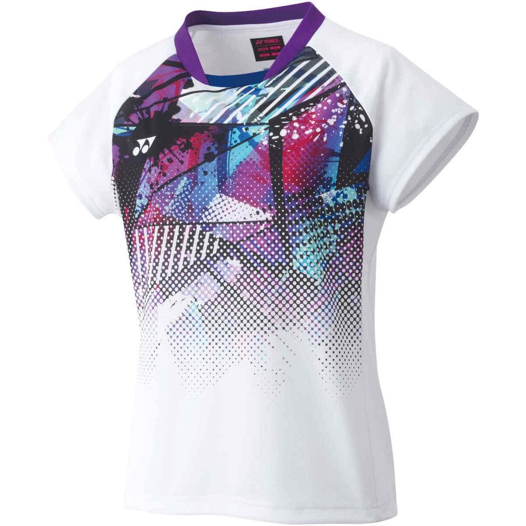 Kortermet skjorte Game Shirt Hvit M [YONEX] Dame (011)