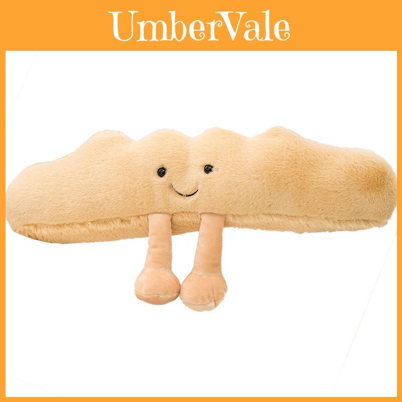 Entzückendes Plüsch Toastbrot Spielzeug Kleine Niedliche Puppe Croissant Baguette Brezel Hängeornament Weicher Kurzer Plüsch