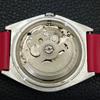 AUTOMATIC 7006A VINTAGE SEIKO 5 JAPAN MENS RED COLOR DIAL WATCH A701634-5 R206c-a701634