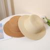 Chapeau de soleil élégant pour femme - Paille légère et respirante avec dessus plat pour une protection solaire optimale