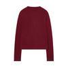 Women's Autumn Round Neck Knit Cardigan - Versatile, Solid Color