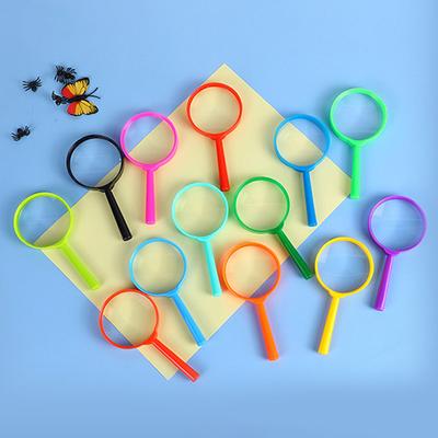 10/20/50pcs Mini Magnifying Glass Handheld Portable School Outdoor Use Scientific Supplies Students Observation Tools TMZ