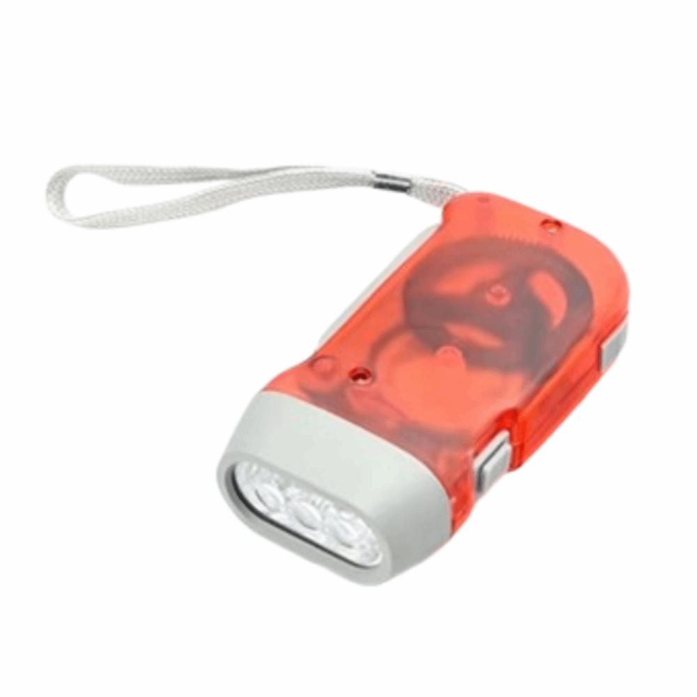 Hand Pressing LED Flashlight Rechargeable Energy Saving Charging Torch Solar Powered Portable Outdoor Camping Flashlight