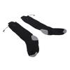 Heated Socks Black Washable Rechargeable Battery Operated Socks with 4 Heating Levels for Outdoor Skiing