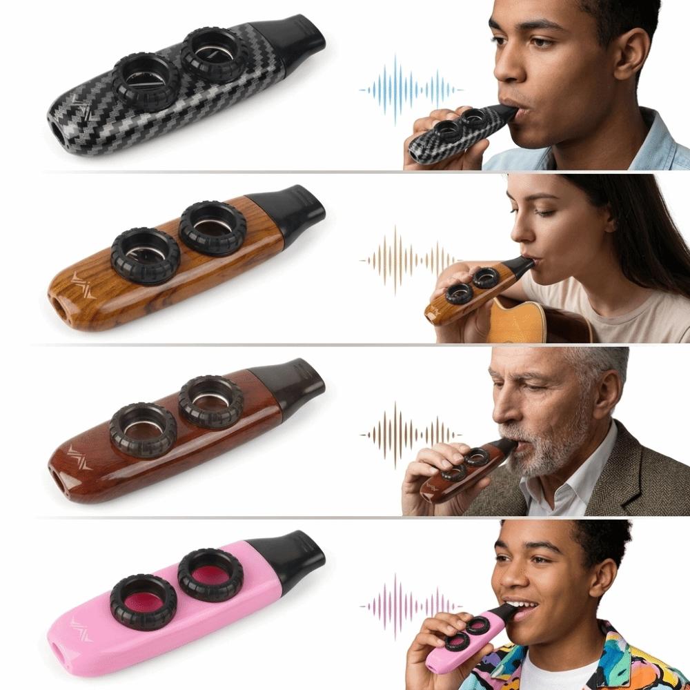 Double Hole Double Hole Kazoo Two Membranes Two Membranes Beginner Wind Music Performance
