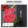 Angoily Sliced Beef Artificial Fake Beef Fresh Steak Lifelike Steak Simulation Meat Model Prop Realistic Food Ornament for Home Kitchen Party Display