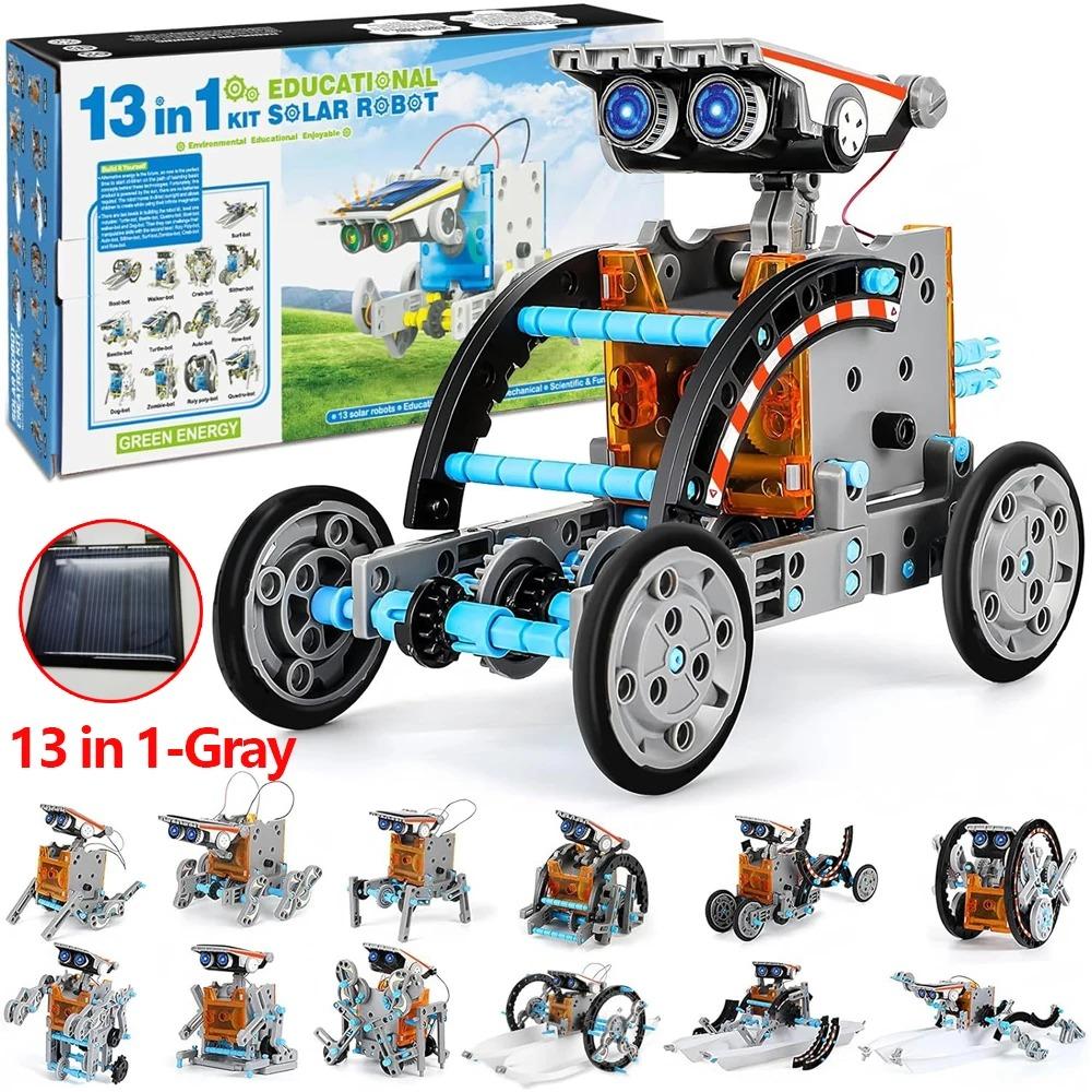Kit Robot Solare 25 in 1 Giocattoli per Bambini Ragazzi Giocattolo Educativo Fai da Te STEM Esperimento Scientifico Gadget Kit Elettrici di Robotica Regali