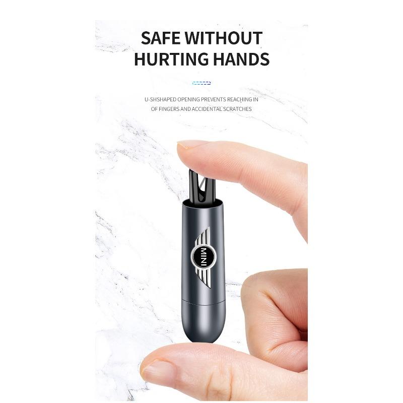 Car Safety Hammer Emergency Window Breaker Seat Belt Cutting Machine For BMW Mini Cooper F54 F55 F56 R56 R60 SONE Roadster Clubman Coupe
