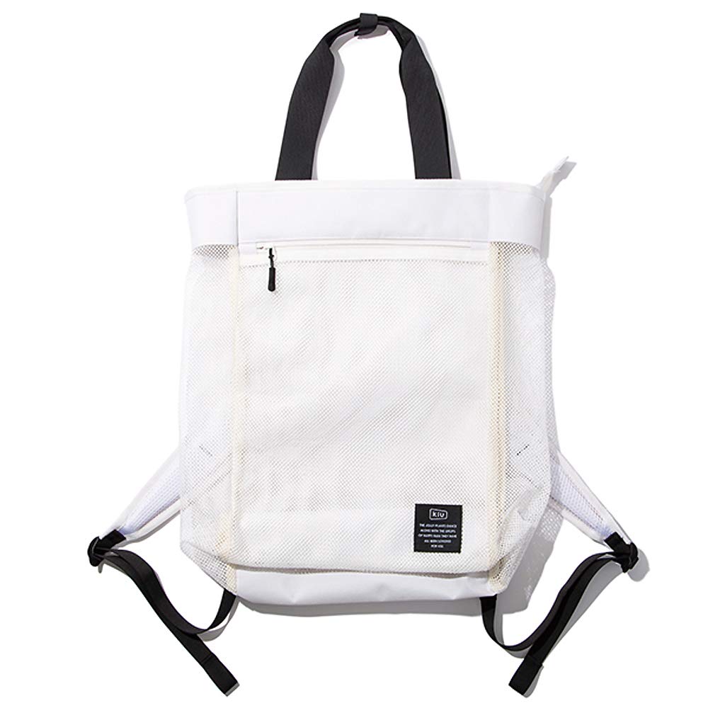 

KiU Waterproof Tote Bag, 2-way Bag, Off-White, Water-repellent, Stain-resistant, Men s, Women s, K112-908