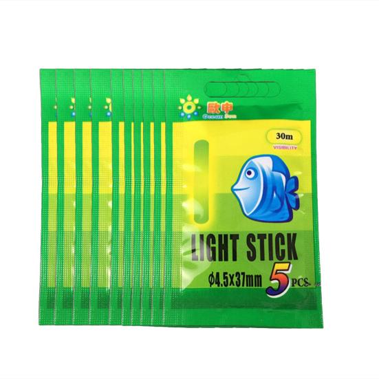 50 Stück Knicklichter Fluoreszierende Mini-Kunststoff-Stabile Angel-Leuchtstäbe für Draußen