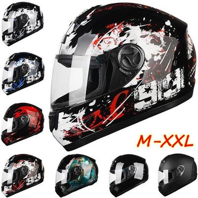AIS Neuer Unisex-Integralhelm Cross-Country-Outdoor-Motorrad-Elektrofahrradhelm Motorrad-Reitsport-Schutzhelm Integralhelm